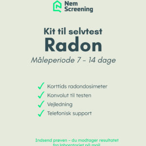 selvtest (radon korttids)
